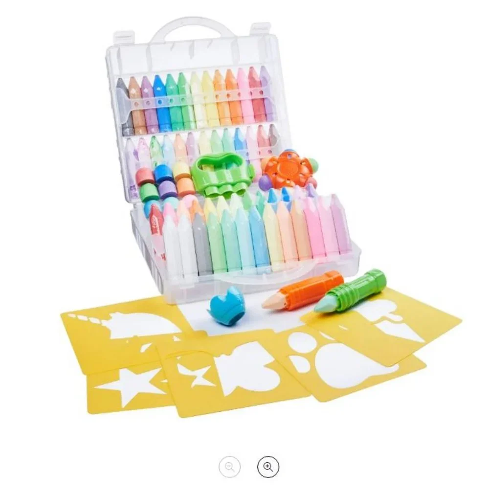 NEW 80 Piece Sidewalk Chalk Toddler School Supplies Arts and Crafts Art Easter